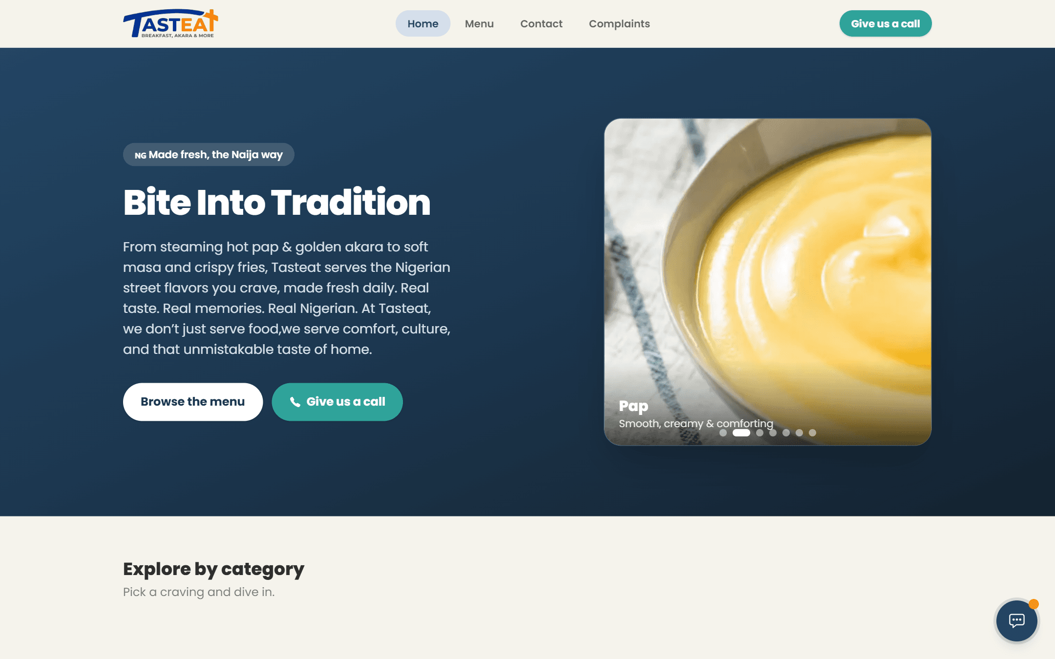Tasteatfoods screenshot
