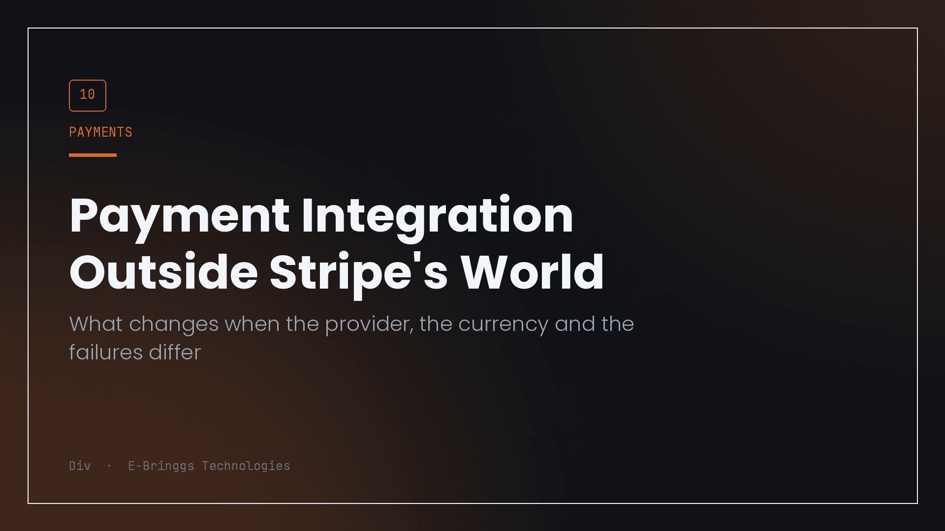 Payment Integration Outside Stripe's World cover